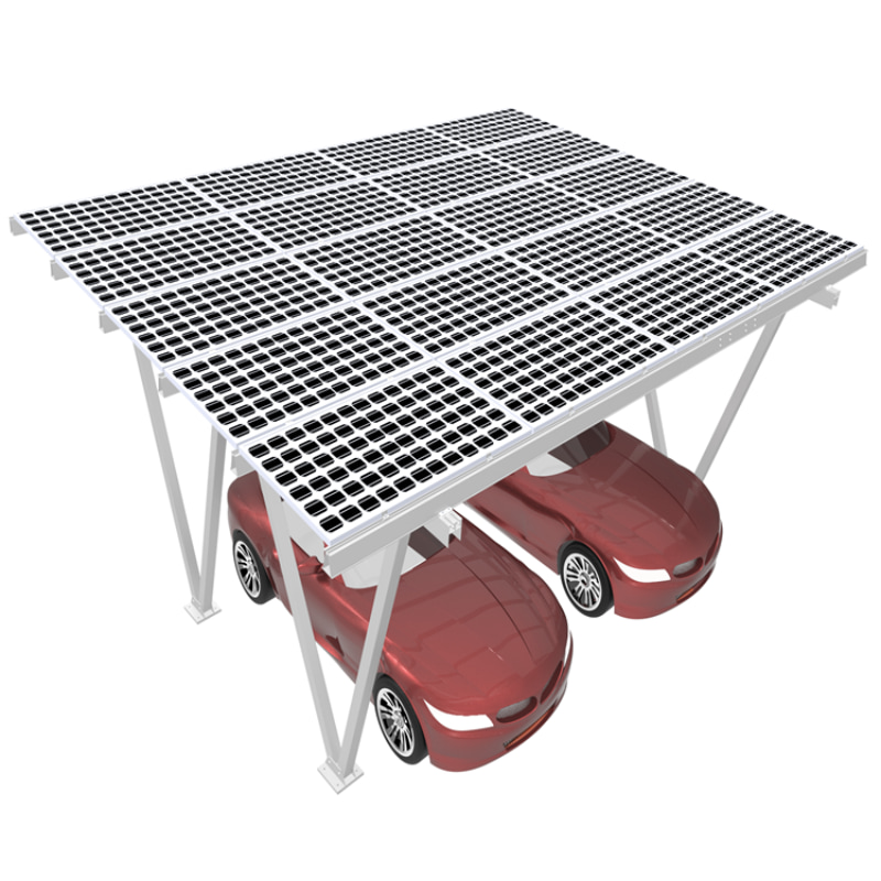 Estructura de montaje de marquesina solar de aluminio